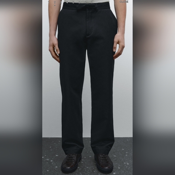 Massimo Duitt Jogger Fit Cotton/Linen Trousers. Men's L - Picture 2 of 12